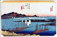 Hiroshige:Ejiri-shuku