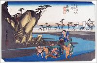 Hiroshige:Okitsu-shuku